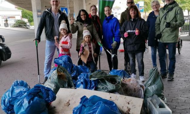 Cleanup brachte üppige Ausbeute – Engagierte sammelten Müll im Zentrum von Lützel