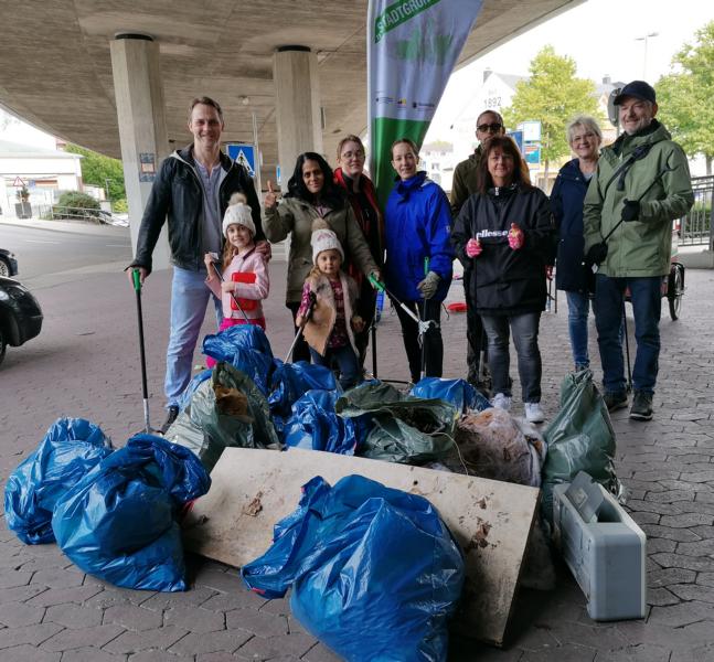 Cleanup brachte üppige Ausbeute – Engagierte sammelten Müll im Zentrum von Lützel